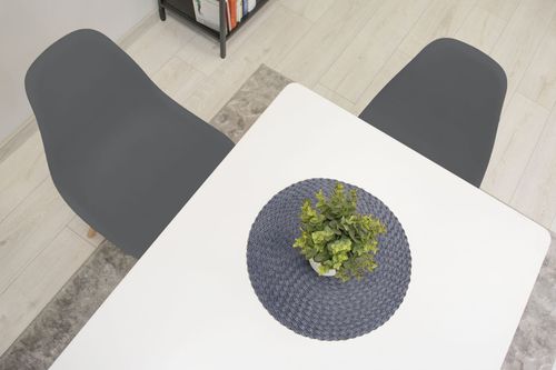 Krzesło OSAKA ciemnoszare / nogi naturalne x 1 na Arena.pl