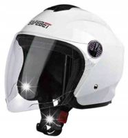 KASK MOTOCYKLOWY OTWARTY SKUTER QUAD ATV GOKART ROLKI HULAJNOGA S