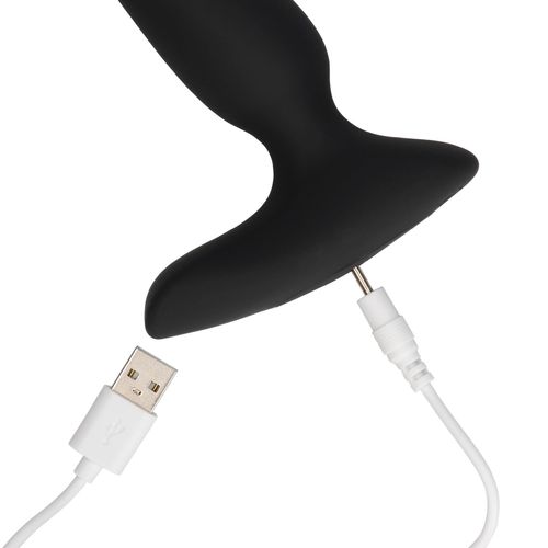 Smooth Vibrating Anal Plug with Remote Control na Arena.pl