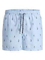 Jack&Jones męskie kąpielówki JWHARUBA SWIM PRINTS SHORTS 12206537 Cashmere Blue Stripes S