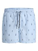 Jack&Jones męskie kąpielówki JWHARUBA SWIM PRINTS SHORTS 12206537 Cashmere Blue Stripes XL