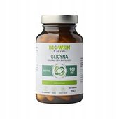Biowen GLICYNA 900 mg 100 kapsułek DOBRY SEN REGENERACJA Nastrój STRES
