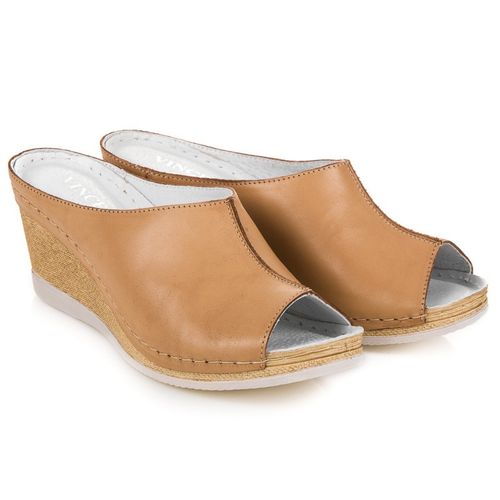 Skórzane Klapki r.39 na Arena.pl