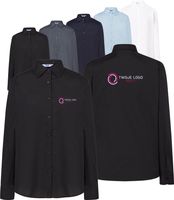 Koszula robocza damska z tkaniny popelina TWÓJ HAFT LOGO GRAFIKA firmowa