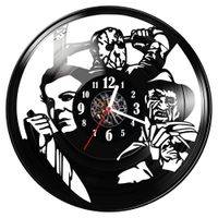 Zegar ścienny z płyty winylowej Horror 1451.14