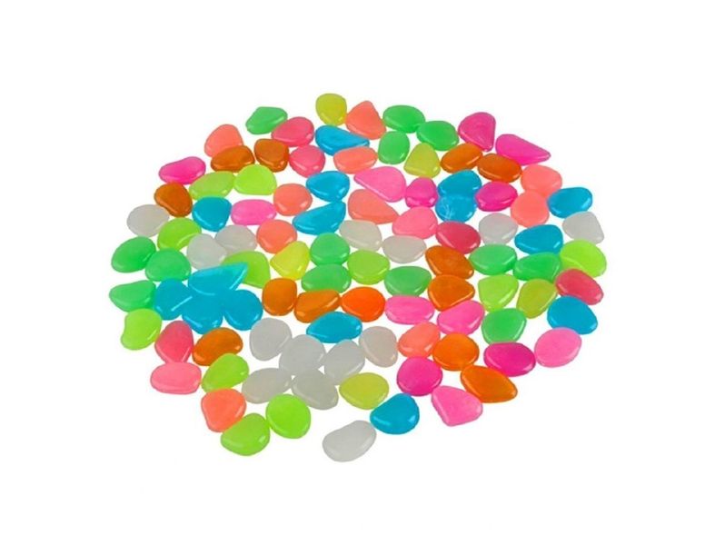 Kamienie świecące fluorescencyjne kamyki 100szt zdjęcie 1