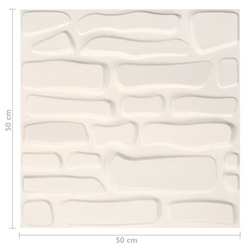 Panele Ścienne 3D, 12 Szt., 0,5X0,5 M, 3 M² na Arena.pl