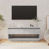 Szafka pod TV, szarość betonu, 102x41x44 cm