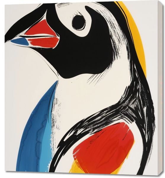 Obraz 90x100cm Portret Ptaka zdjęcie 1