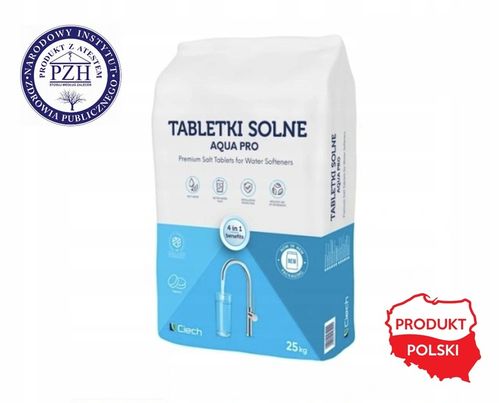 Sól w tabletkach do zmiękczaczy wody Ciech 25 kg na Arena.pl
