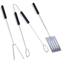 3x Przybory Zestaw Do Grilla Akcesoria Grillowania Komplet Przyborów