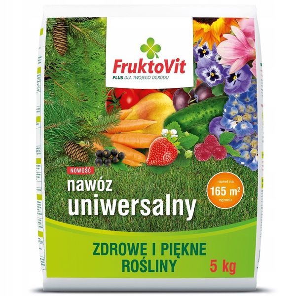 FruktoVit Plus Nawóz uniwersalny granulowany ogrodniczy 5kg ZDROWE ROŚLINY zdjęcie 10