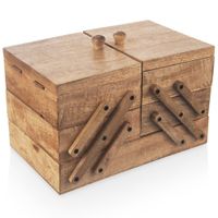 Pojemnik Niciarka Organizer Szkatułka na Nici Akcesoria do Szycia Drobiazgi