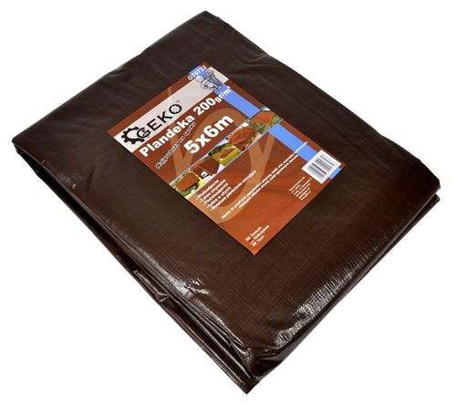 plandeka 6x10m extra gruba/brązowa 200g (2) na Arena.pl