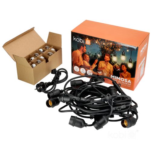 girlanda mimosa led set 10m 10x1w e27 kobi na Arena.pl