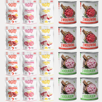 MOKRA KARMA TUF TUF MIX SASZETKA 12x500G|PUSZKA 8x800G WOŁOWINA+KRÓLIK