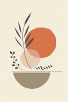 Plakat 20x30cm Ziemia i Rośliny