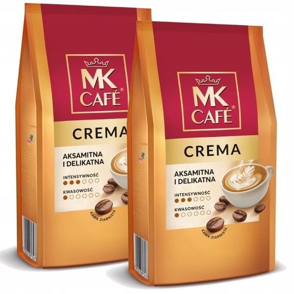 Kawa ziarnista MK Cafe Crema 2x1kg zdjęcie 1