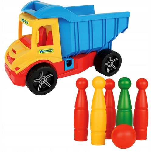 Wywrotka Multi Truck Auto Samochód Z Kręglami Wader 32220 na Arena.pl