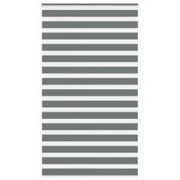 Roleta zebra, ciemnoszara, szerokość tkaniny 115,9cm, poliester