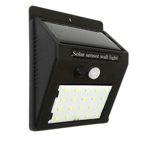 LAMPA KINKIET NA BALKON SOLARNY 20 LED MOCNA 3SZT zdjęcie 4