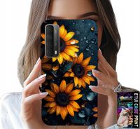 ETUI DO HUAWEI P SMART 2021 - SŁONECZNIKI, SŁONECZNIK, KWIECISTE WZORY