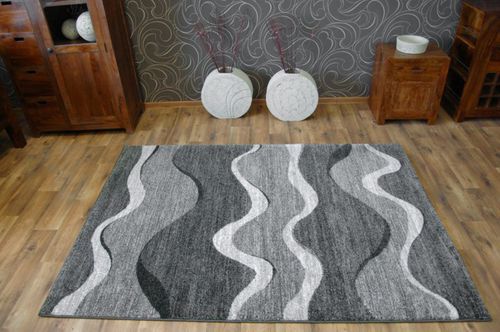 Dywan SHADOW 8649 black / light grey 60x100 cm na Arena.pl