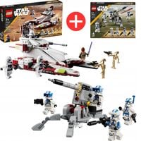 LEGO Star Wars Czołg bojowy Republiki 75342 + żołnierze-klony z 501 legionu