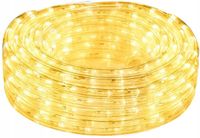 Wąż świetlny sznur ozdobny z brokatem 100 LED