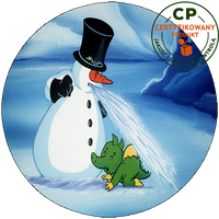 Opłatek na tort Tabaluga