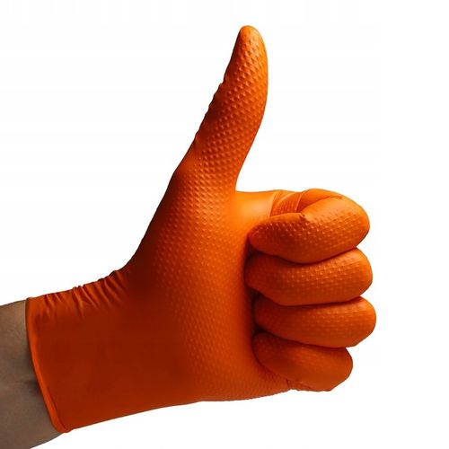 RĘKAWICE RĘKAWICZKI NITRYLOWE B. MOCNE ROBOCZE VELO STRONG GRIP - M 50 na Arena.pl