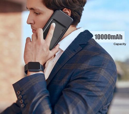 MINI POWERBANK PRZENOŚNA ŁADOWARKA 10000 mAh 2×USB/Micro USB/USB-C POWER na Arena.pl