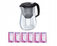 Dzbanek filtrujący Aquaphor Provance 4,2 l z 6 wkładami A5 Mg - czarny