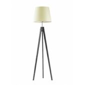 Lampa podłogowa ARUBA abażur ecru stelaż popielaty
