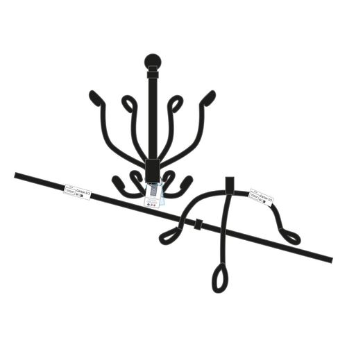 Wieszak podłogowy Loop czarny na Arena.pl