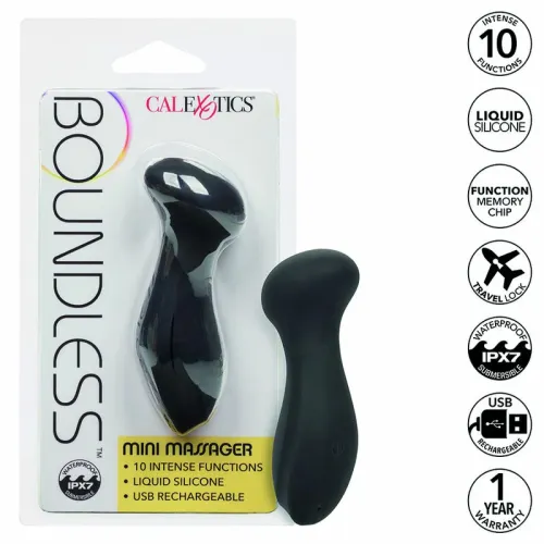 calexotics boundless mini masażer usb, silikonowy, wodoodporny, 9,5 cm na Arena.pl