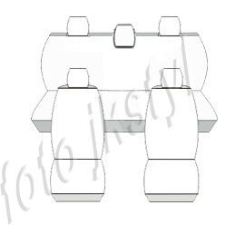 Pokrowce MIAROWE do Dacia Sandero I 1 08-12r P2 na Arena.pl