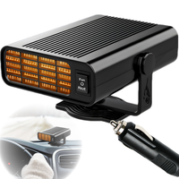 TERMOWENTYLATOR SAMOCHODOWY GRZEJNIK NAGRZEWNICA DMUCHAWA NA SZYBE 12V 150W