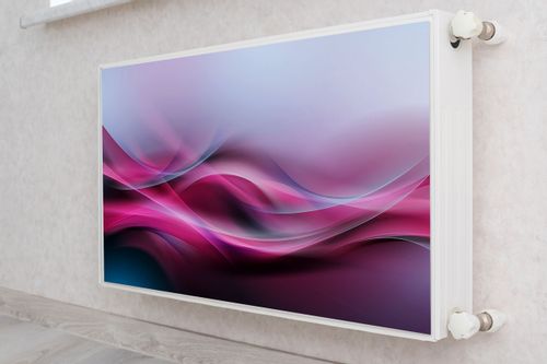 Osłona MAGNETYCZNA Na Kaloryfer Abstrakcja Kolorowa Fala 120cm x 60cm na Arena.pl