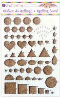 SZABLON DO QUILLINGU RÓŻNE KSZTAŁTY QGSQ-002 DP CRAFT