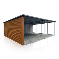 Wiata Garażowa Carport 6x5 drewnopodobna PREMIUM