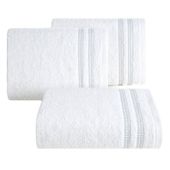 Ręcznik frotte z welurową bordiurą ALLY 70X140 biały