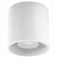 Lampa sufitowa reflektor biały, tuba do salonu sypialni przedpokoju ORBIS 1