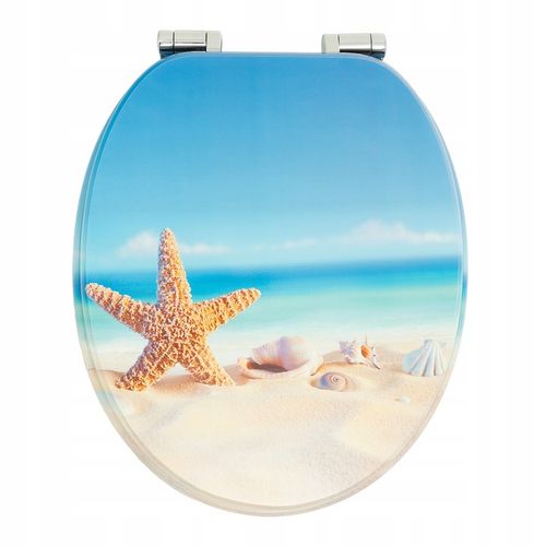 DESKA WC SEDESOWA KLOZETOWA TOALETOWA WOLNOOPADAJACA UNIWERSALNA MDF na Arena.pl