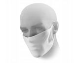 Maska ochronna wielorazowa Antywirusowa Dwuwarstwowa Biała 1 szt. - Maseczka
