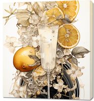 Obraz 90x100cm Esencja Cytrusów