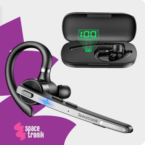 SŁUCHAWKA BLUETOOTH 5.2 QCC3020 BEZPRZEWODOWY ZESTAW SŁUCHAWKOWY 15H ROZMÓW na Arena.pl