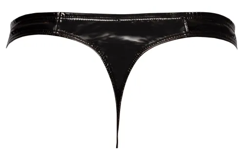 black level stringi męskie s czarny połysk anatomiczny fason na Arena.pl