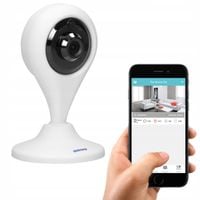 KAMERA WIFI IP WEWNĘTRZNA HD NIANIA DETEKCJA RUCHU NAGRANIA ZDALNY PODGLĄD