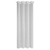Zasłona na przelotkach w kropki HANIA 140X250 biała